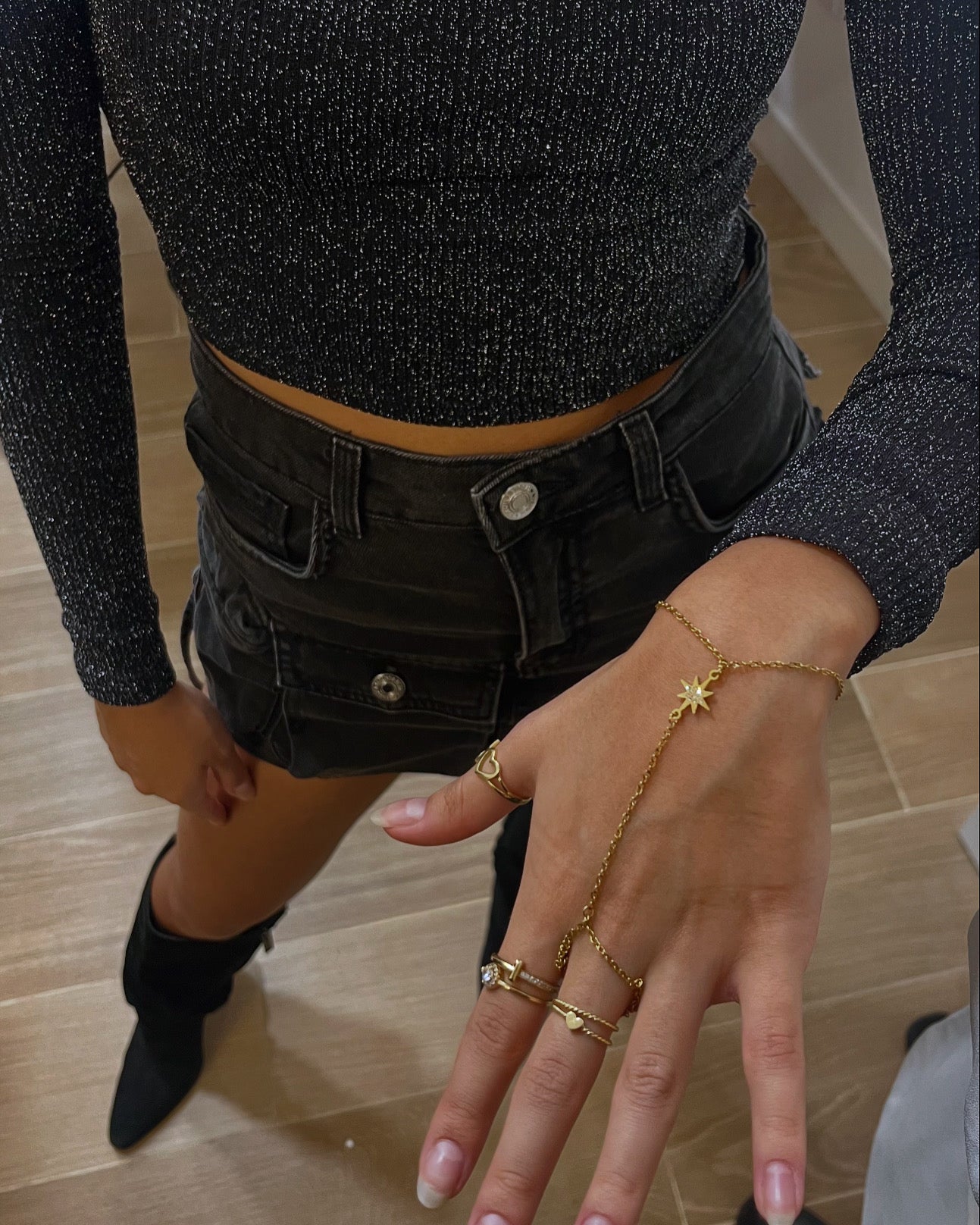 Solar Kiss Hand Chain